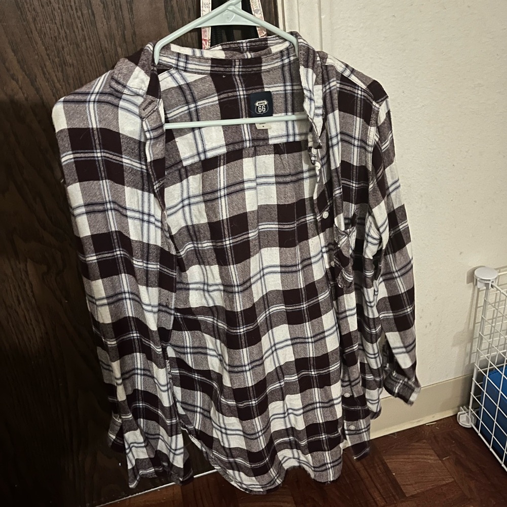Plaid button up